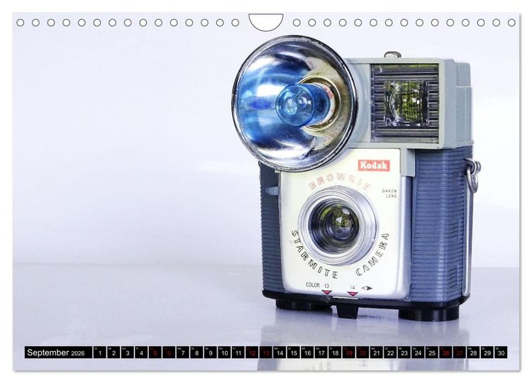 Produktbild: Alte Fotoapparate - Kameras von Kodak der Jahre 1905 bis 1977 (Wandkalender 2026 DIN A4 quer), CALVENDO Monatskalender