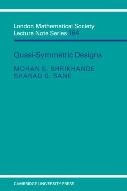 Produktbild: Quasi-symmetric Designs