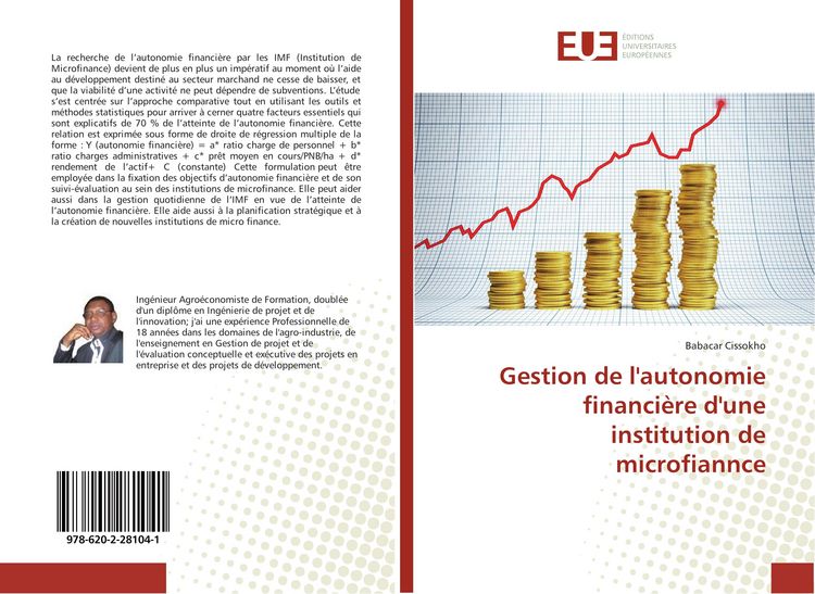 Produktbild: Gestion de l'autonomie financi&egrave;re d'une institution de microfiannce