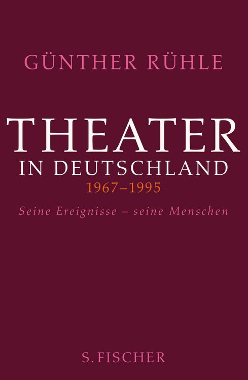 Produktbild: Theater in Deutschland 1967-1995