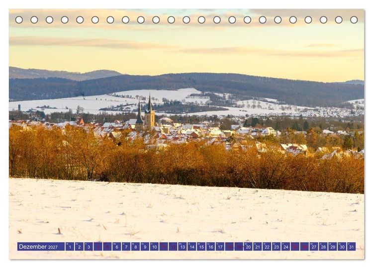 Produktbild: Duderstadt im Winter (Tischkalender 2027 DIN A5 quer), CALVENDO Monatskalender
