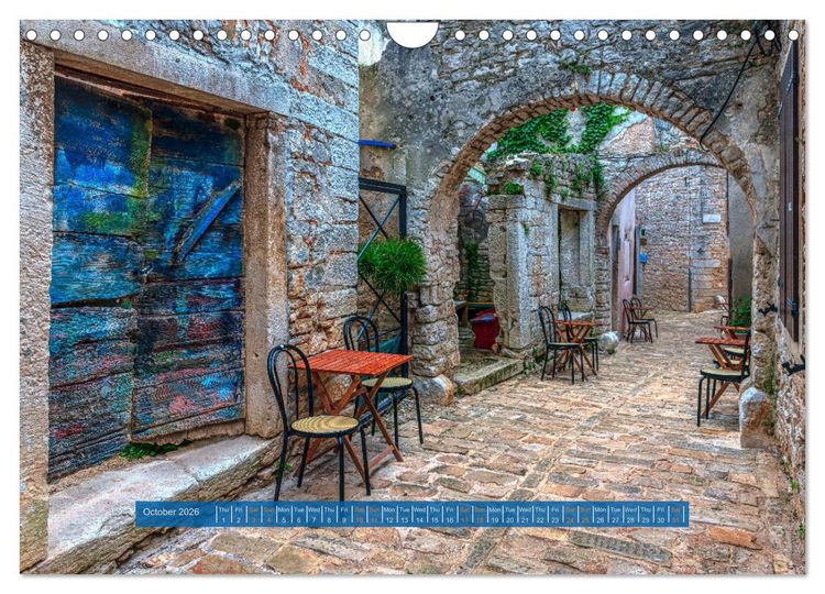 Produktbild: Istria - Croatia The green oasis of the northern Adriatic. (Wall Calendar 2026 DIN A4 landscape), CALVENDO 12 Month Wall Calendar