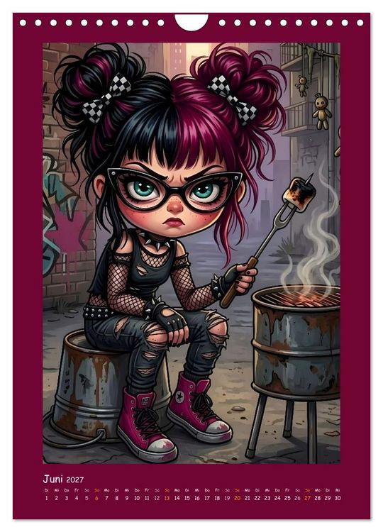 Produktbild: Fabulous Dolls - Gothic-G&ouml;res Abenteuer (Wandkalender 2027 DIN A4 hoch), CALVENDO Monatskalender