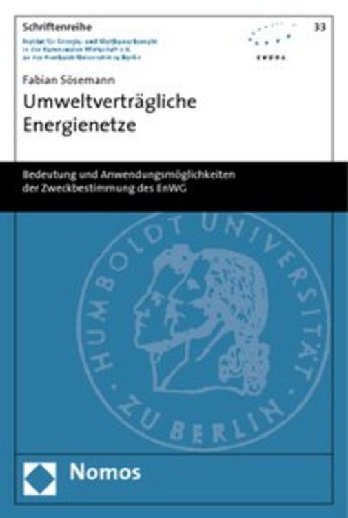Produktbild: Umweltvertr&auml;gliche Energienetze