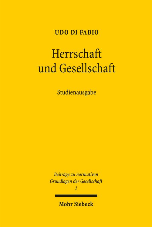 Produktbild: Herrschaft und Gesellschaft