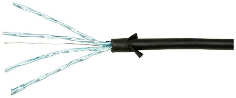 Produktbild: LogiLink CQ9033S RJ45 Patchkabel CAT 6a U/FTP 1.00m Schwarz extrem d&uuml;nn, Flammwidrig, Flexibel, Folienschirm, Halogenfrei, mit