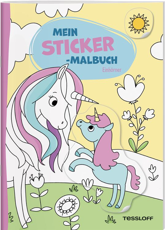 Produktbild: Mein Sticker-Malbuch. Einh&ouml;rner