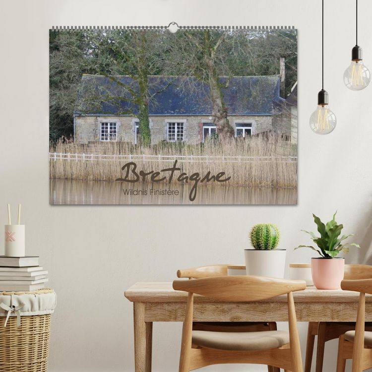 Produktbild: Bretagne - Wildnis Finist&egrave;re (Wandkalender 2026 DIN A2 quer), CALVENDO Monatskalender