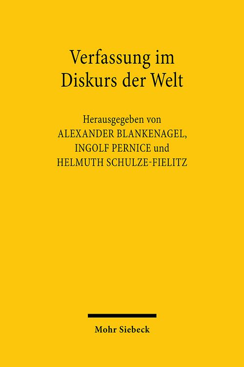 Produktbild: Verfassung im Diskurs der Welt