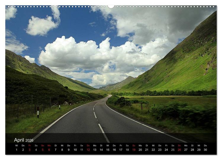 Produktbild: Schottland - magischen Orten auf der Spur (Wandkalender 2026 DIN A2 quer), CALVENDO Monatskalender