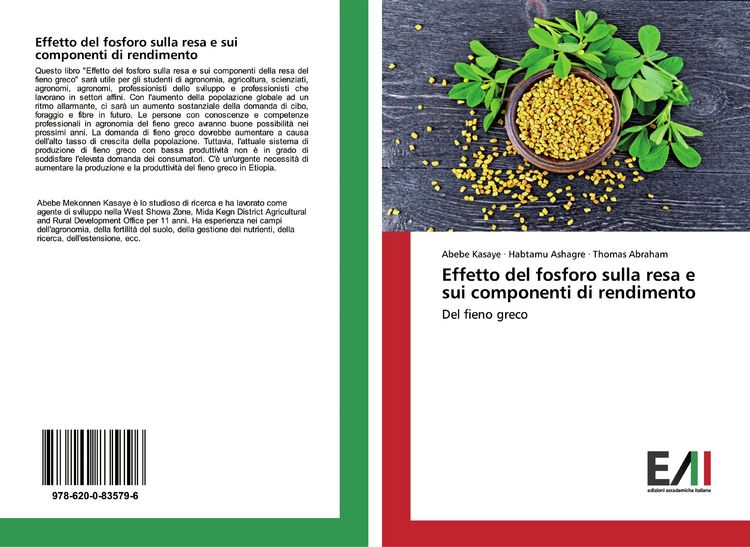 Produktbild: Effetto del fosforo sulla resa e sui componenti di rendimento