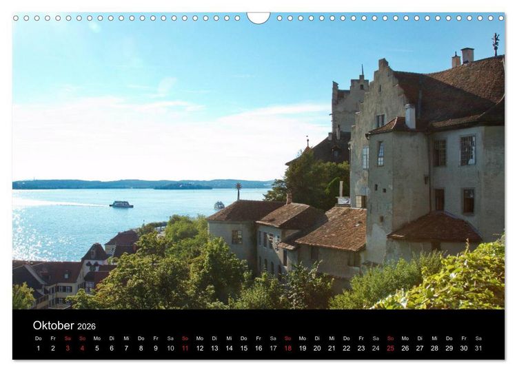 Produktbild: Ein Jahr am BODENSEE (Wandkalender 2026 DIN A3 quer), CALVENDO Monatskalender