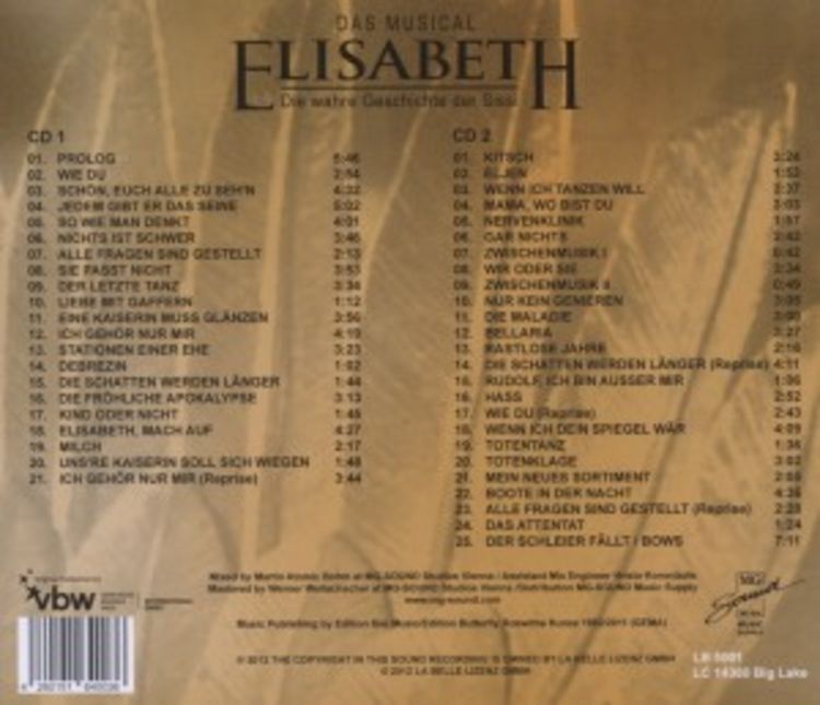 Produktbild: Elisabeth-Das Musical-Live
