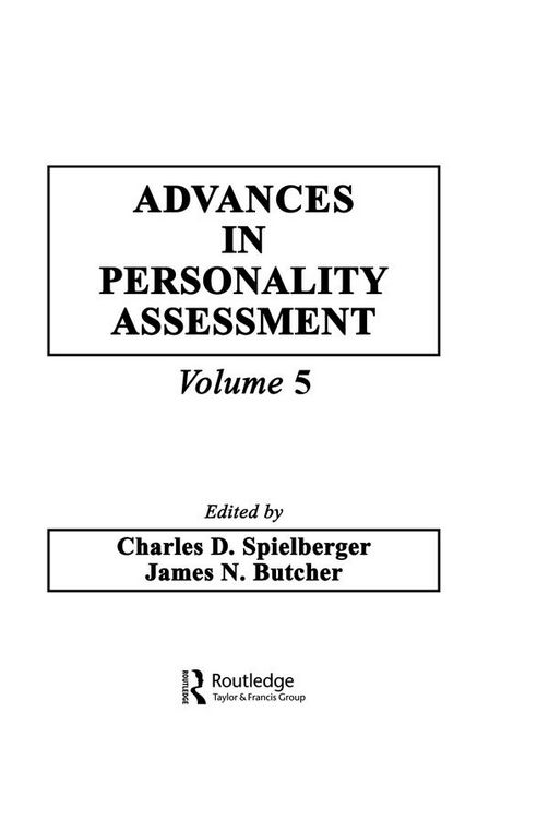 Produktbild: Advances in Personality Assessment