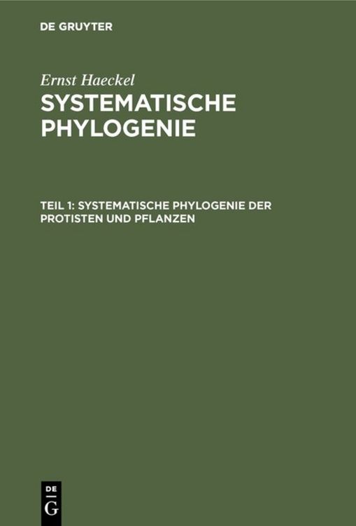 Produktbild: Systematische Phylogenie der Protisten und Pflanzen