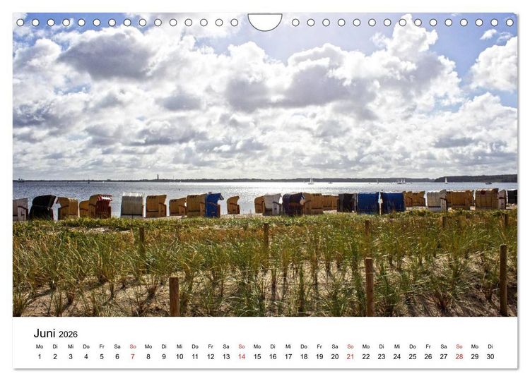 Produktbild: Strande und B&uuml;lk 2026 (Wandkalender 2026 DIN A4 quer), CALVENDO Monatskalender