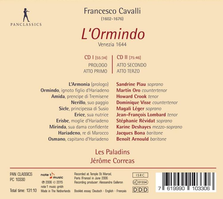 Produktbild: Cavalli: L'Ormindo