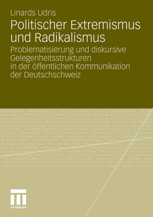 Produktbild: Politischer Extremismus und Radikalismus
