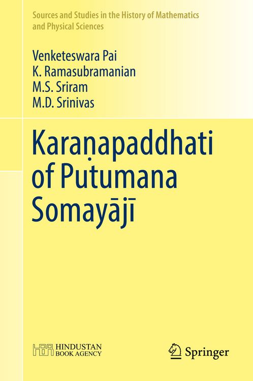Produktbild: Karaṇapaddhati of Putumana Somayājī