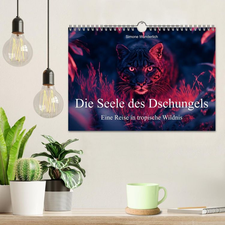 Produktbild: Die Seele des Dschungels - Eine Reise in tropische Wildnis (Wandkalender 2026 DIN A4 quer), CALVENDO Monatskalender