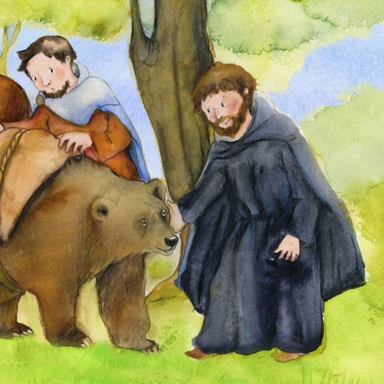 Produktbild: Korbinian und der Bär. Mini-Bilderbuch