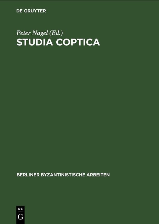 Produktbild: Studia Coptica