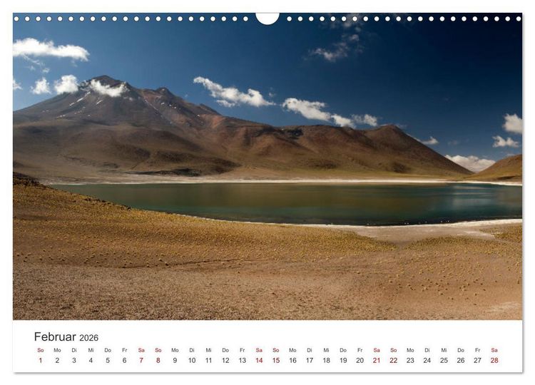 Produktbild: Die Farben der Anden - Argentinien und Chile (Wandkalender 2026 DIN A3 quer), CALVENDO Monatskalender