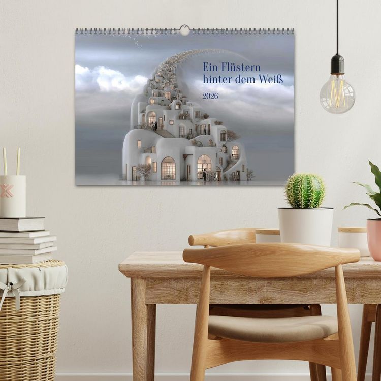 Produktbild: Ein Fl&uuml;stern hinter dem Wei&szlig; (Wandkalender 2026 DIN A3 quer), CALVENDO Monatskalender
