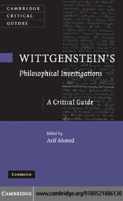 Produktbild: Wittgenstein's Philosophical Investigations