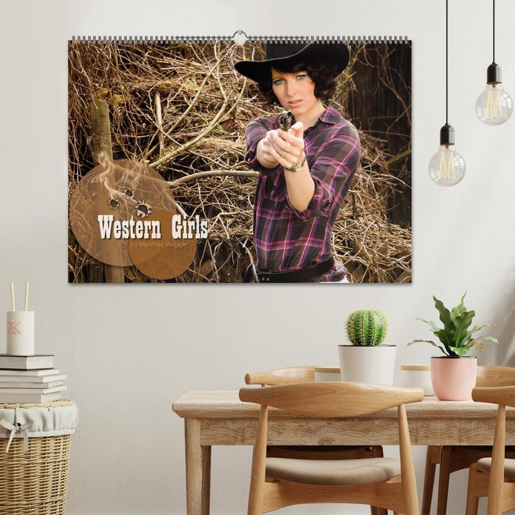 Produktbild: Western Girls (Wandkalender 2026 DIN A2 quer), CALVENDO Monatskalender