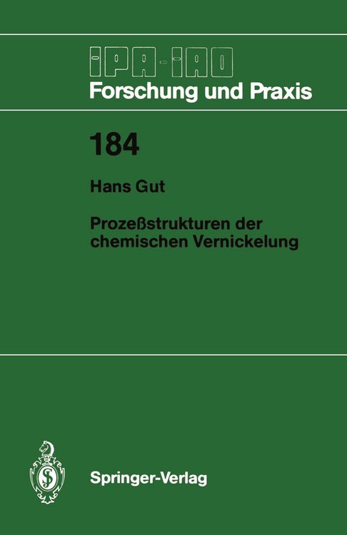 Produktbild: Proze&szlig;strukturen der chemischen Vernickelung