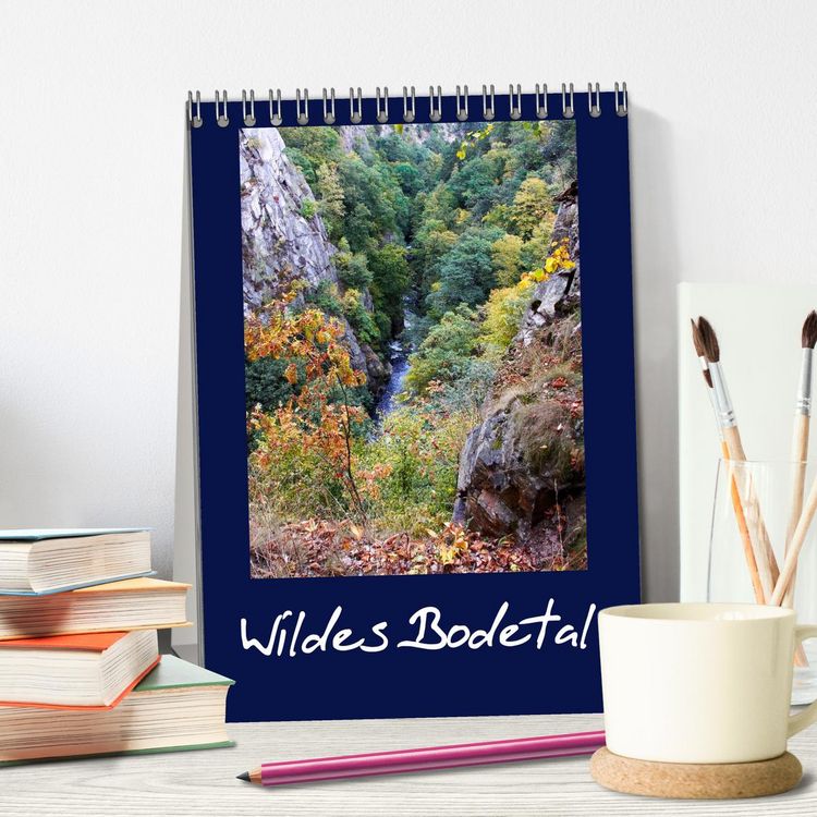 Produktbild: Wildes Bodetal (Tischkalender 2026 DIN A5 hoch), CALVENDO Monatskalender