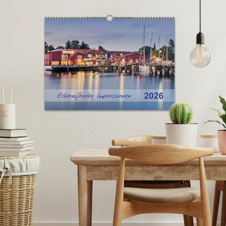 Produktbild: Eckernf&ouml;rder Impressionen (Wandkalender 2026 DIN A3 quer), CALVENDO Monatskalender