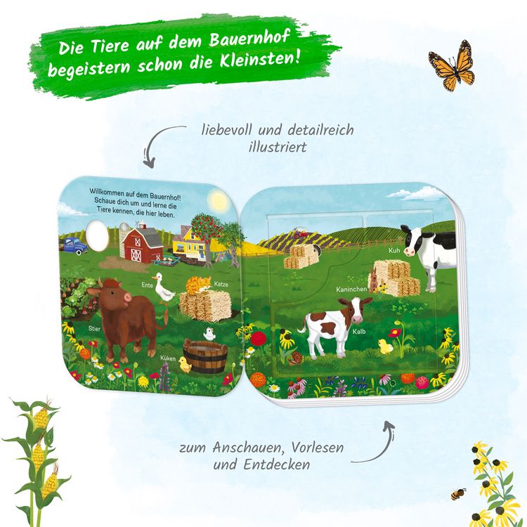 Produktbild: Tr&ouml;tsch Pappenbuch mit Klappen Mein erstes Klappenbuch Tiere auf dem Bauernhof