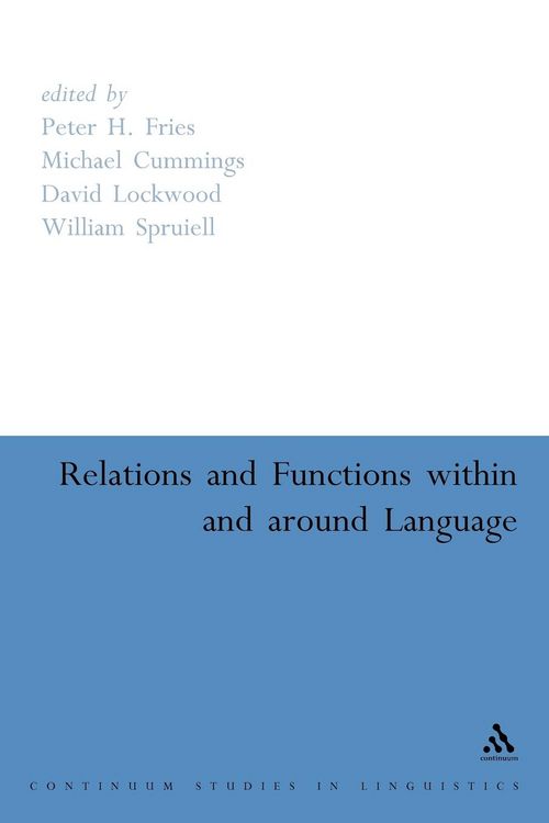Produktbild: Relations and Functions Within and Around Language