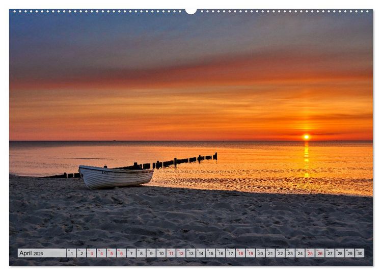 Produktbild: Vorpommern im Fokus (hochwertiger Premium Wandkalender 2026 DIN A2 quer), Kunstdruck in Hochglanz