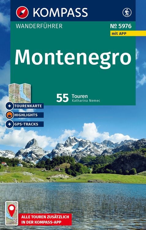 Bild vom Artikel KOMPASS Wanderführer Montenegro, 55 Touren mit Extra-Tourenkarte vom Autor Katharina Nemec