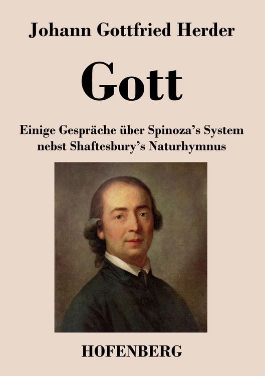 Produktbild: Gott. Einige Gespr&auml;che &uuml;ber Spinoza's System nebst Shaftesbury's Naturhymnus