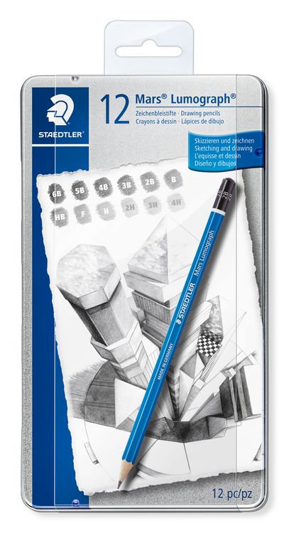 Produktbild: STAEDTLER Zeichenbleistift Mars Lumograph 12er Set