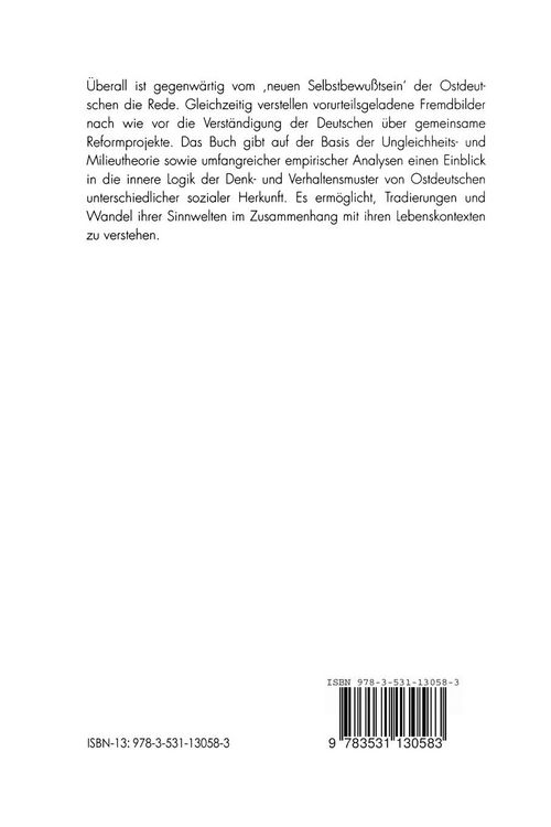 Produktbild: Sozialstruktur und Milieuerfahrungen