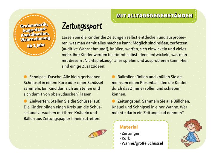 Produktbild: Bewegungsideen f&uuml;r Krippenkinder