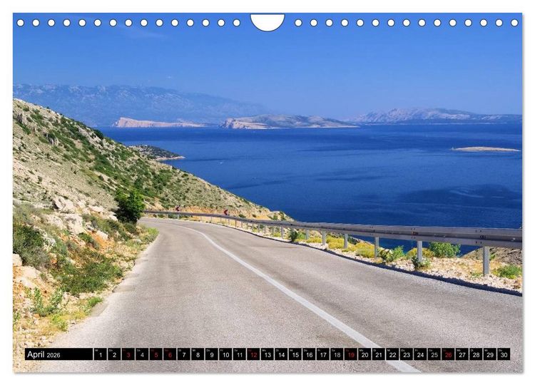 Produktbild: Kroatien (Wandkalender 2026 DIN A4 quer), CALVENDO Monatskalender