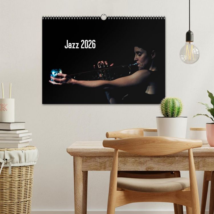 Produktbild: Jazz 2026 (Wandkalender 2026 DIN A3 quer), CALVENDO Monatskalender