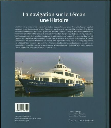 Produktbild: La navigation sur le L&eacute;man