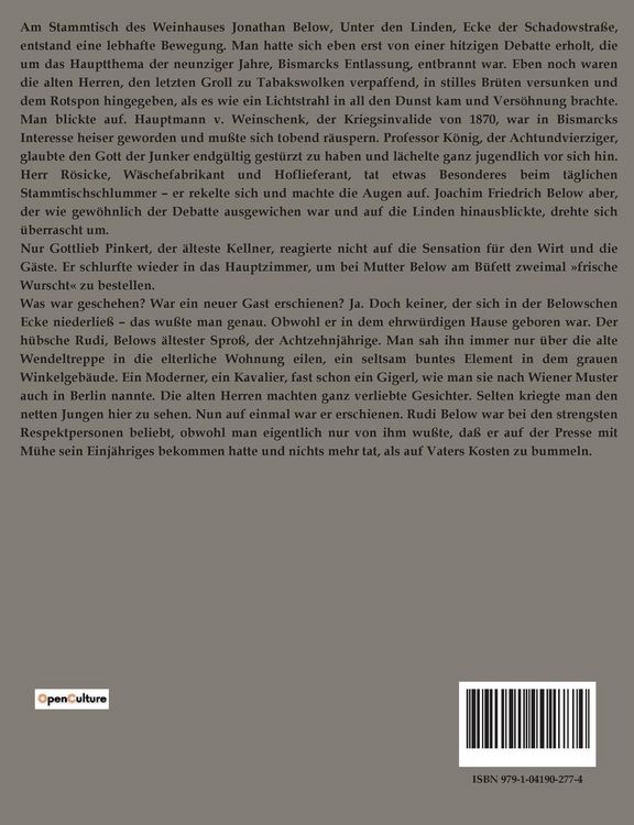 Produktbild: Die Belowsche Ecke