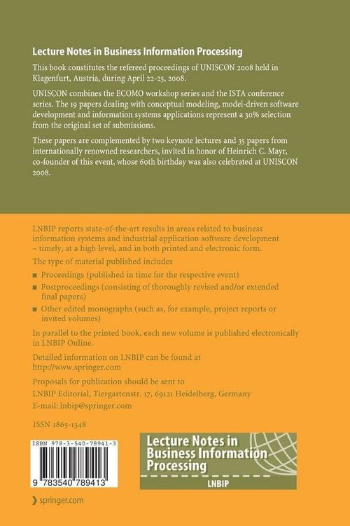 Produktbild: Information Systems and e-Business Technologies