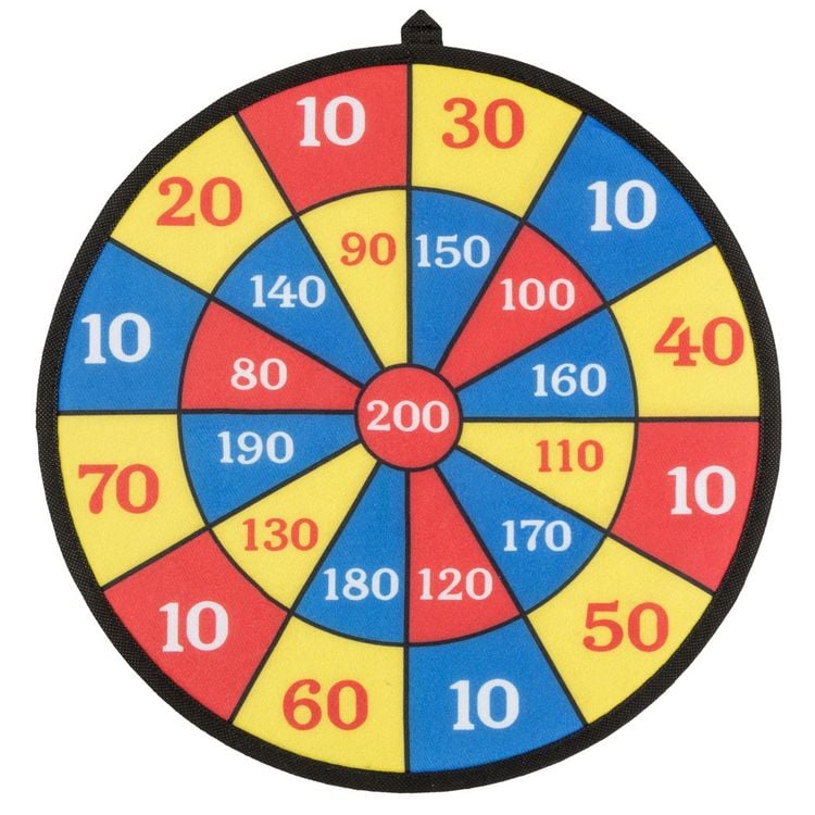 Produktbild: Idena Klettball Dart mit 4 Klettb&auml;llen &Oslash;35cm