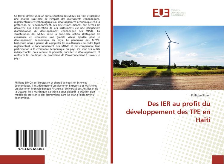 Produktbild: Des IER au profit du d&eacute;veloppement des TPE en Ha&iuml;ti