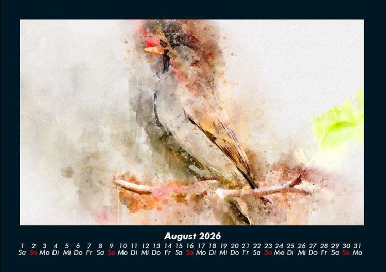Produktbild: Kunstkalender 2026 Fotokalender DIN A4
