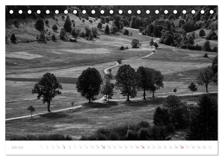 Produktbild: Mystischer Schwarzwald (Tischkalender 2026 DIN A5 quer), CALVENDO Monatskalender